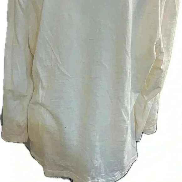 Jones New York Sport Cream Tee with Beads XL - Picture 3 of 7